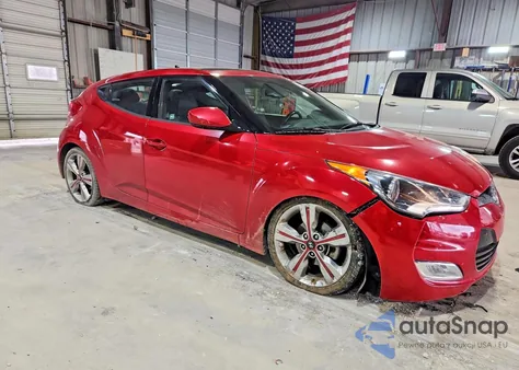 2016 Hyundai Veloster Base from USA, damaged, VIN KMHTC6AD5GU252513